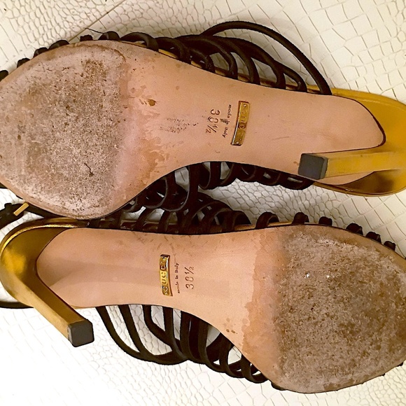 Rare Stunning Gucci Cage Sandals in size EU 38.5 and US 8/8.5 - Picture 16 of 16